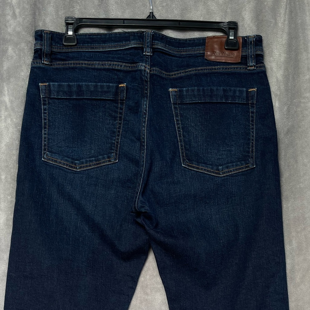 Revtown Automatic Men’s Stretch Blue Jeans Size 36x30 - Picture 6 of 13